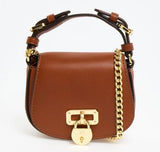 RALPH LAUREN Leather Mini Tanner Crossbody tasje