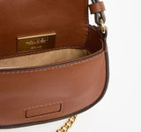 RALPH LAUREN Leather Mini Tanner Crossbody tasje