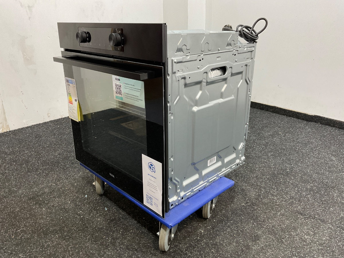 ETNA inbouwoven OM316MZ - Turbo Hetelucht - Matzwart