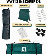 Reactive Outdoor Tent - 3 seconden tent