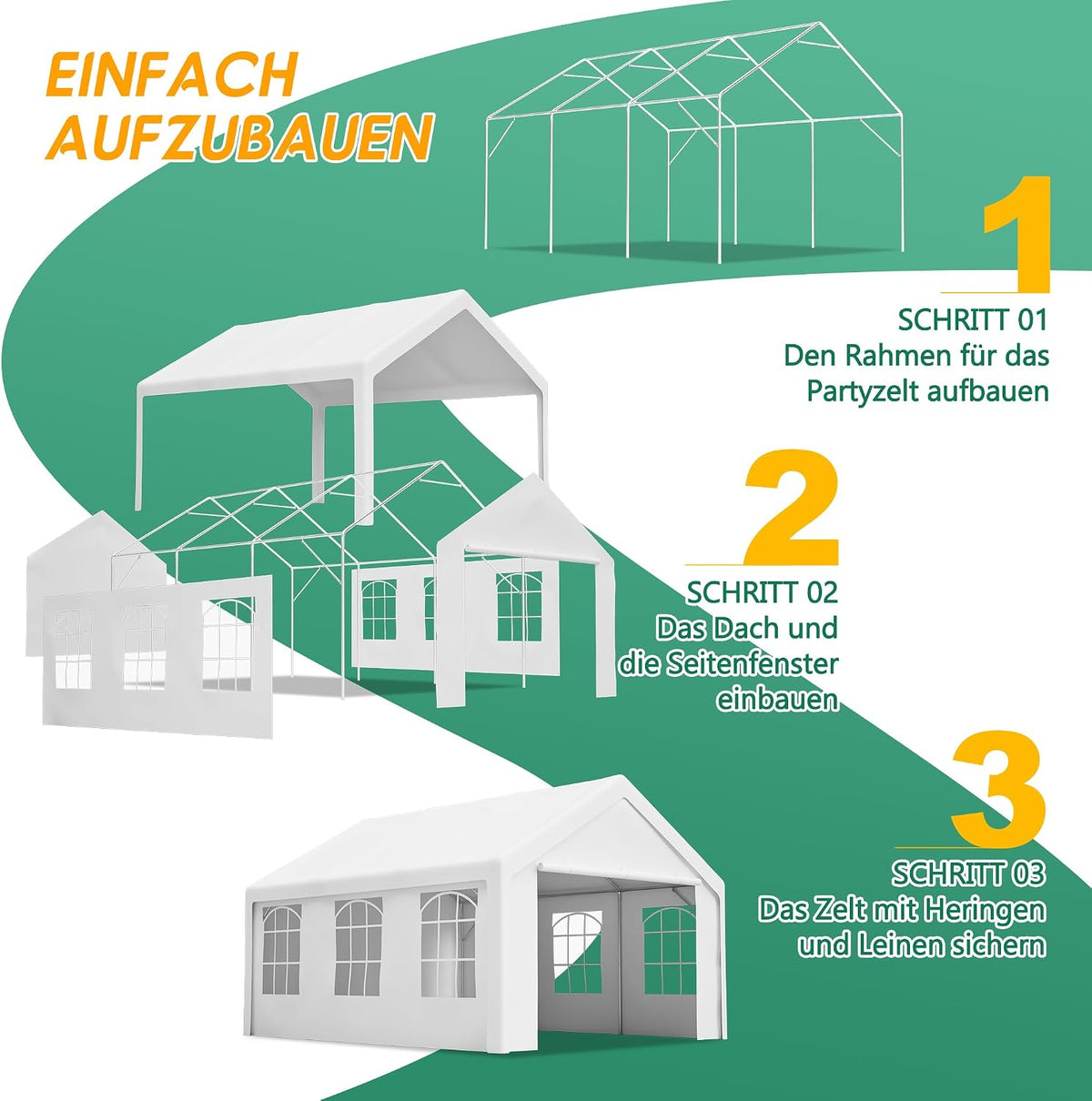 Thanaddo Paviljoen, 4 x 5 meter, premium wintervaste partytent