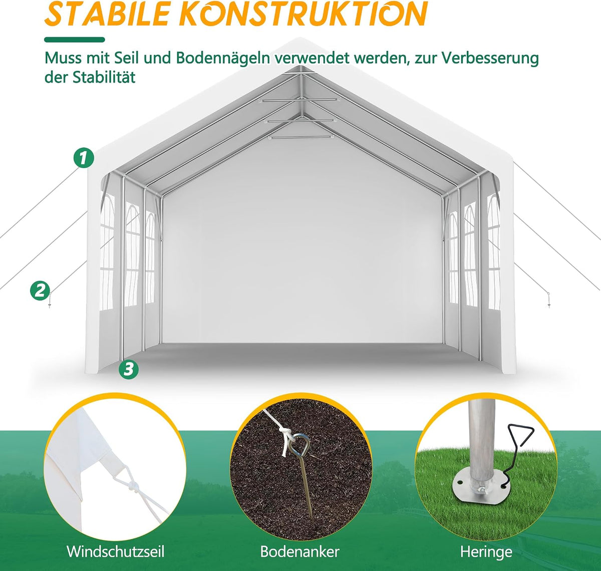 Thanaddo Paviljoen, 4 x 5 meter, premium wintervaste partytent