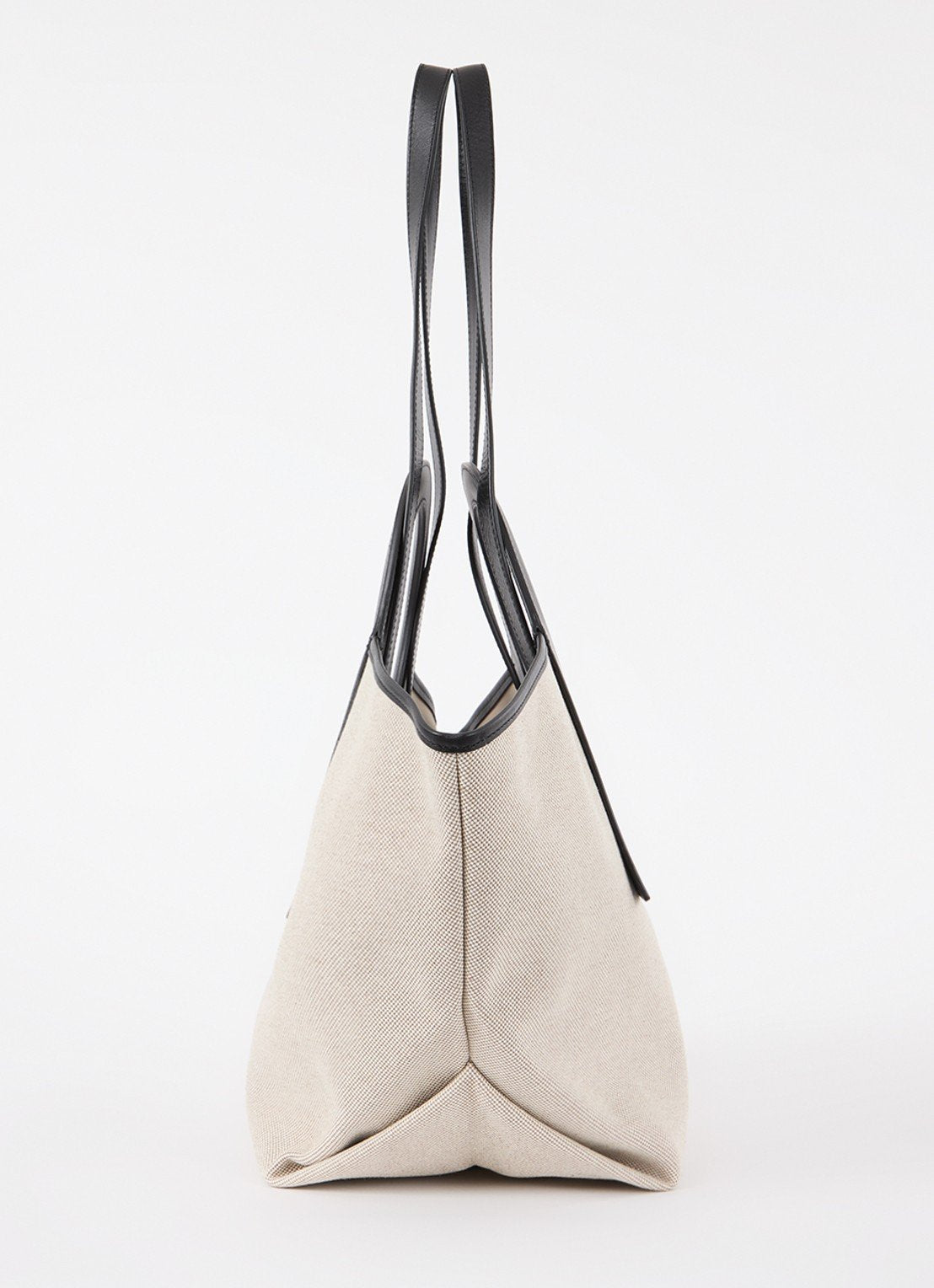 Hereu - Cala S schopper van canvas met kalfsleren details