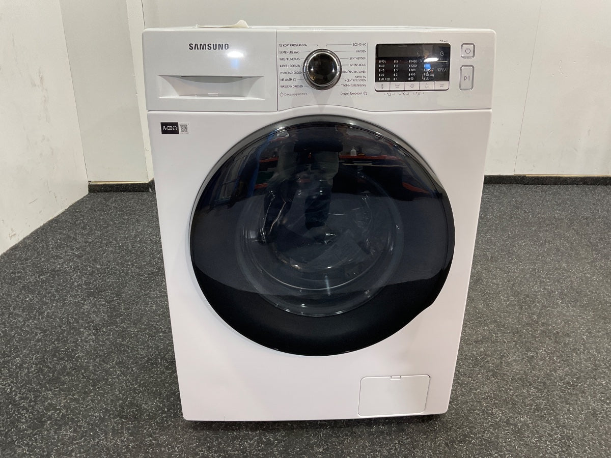 Samsung was-droogcombinatie WD80TA049BE - Wit