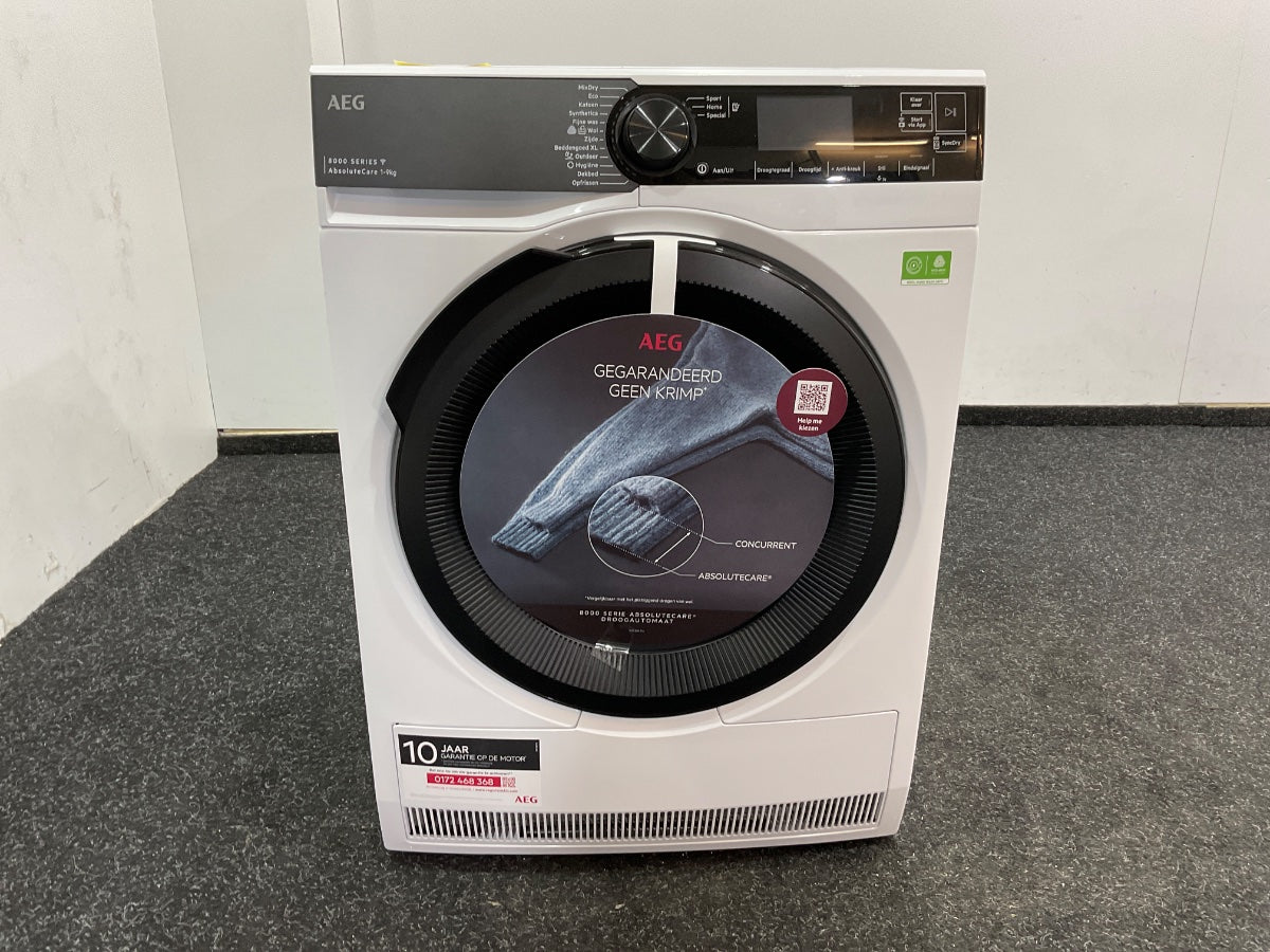 AEG warmtepompdroger TR869T4C - 8000 - 9 kg