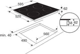 ETNA keramische inbouw kookplaat - 60 cm
