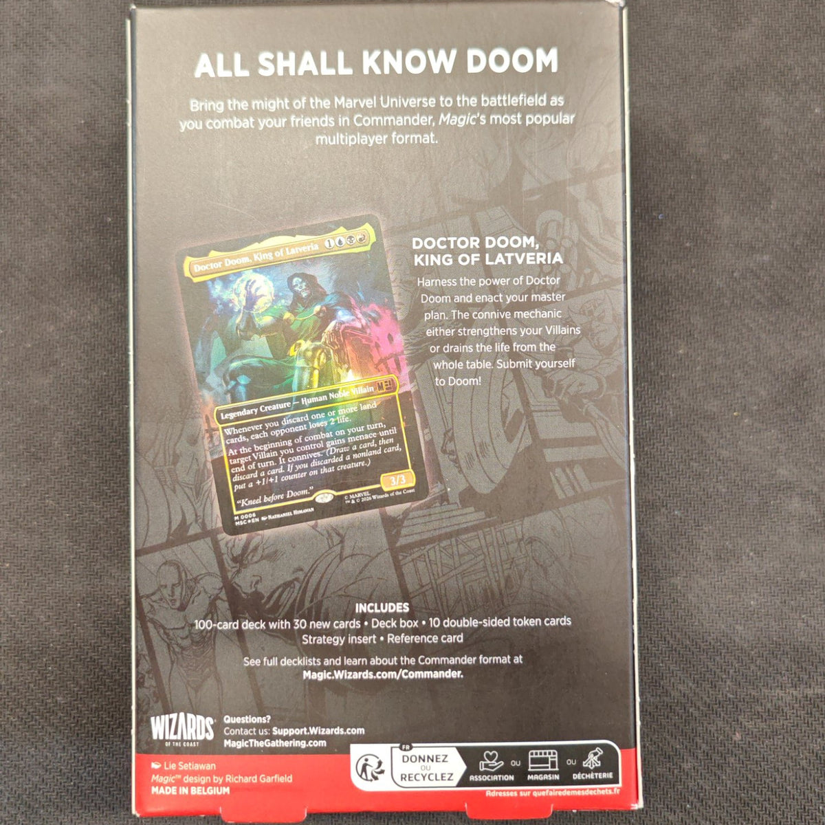 Magic: The Gathering | Marvel Super Heroes Commander Deck - Doom Prevails