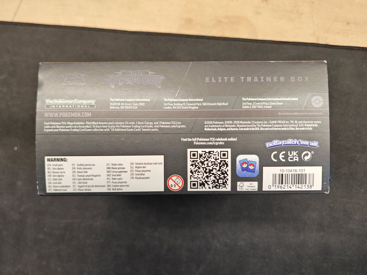 Pokémon TCG Mega Evolution Pitch Black Elite Trainer Box