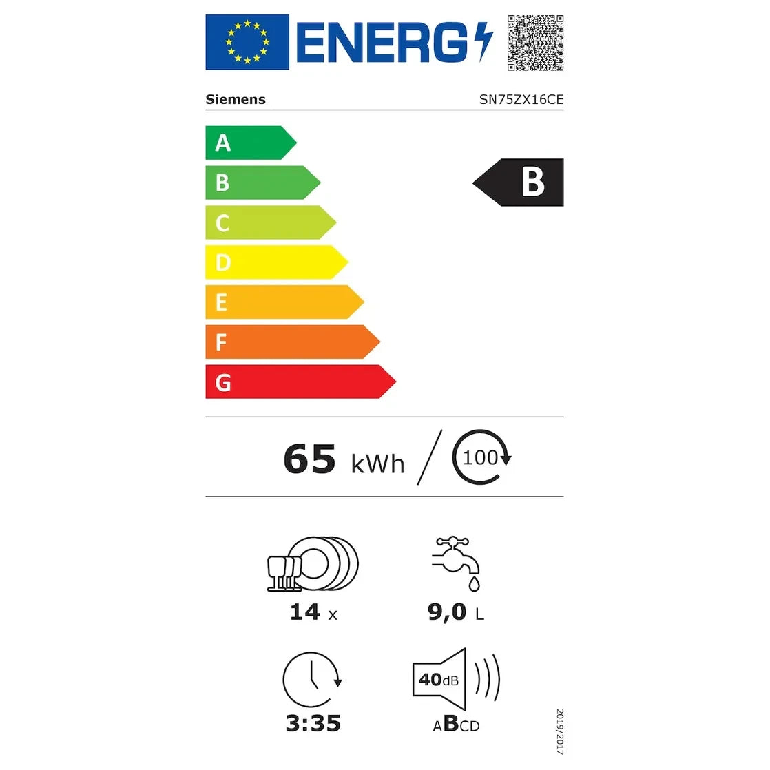 Siemens inbouw vaatwasser SN75ZX16CE - IQ500 - Home Connect