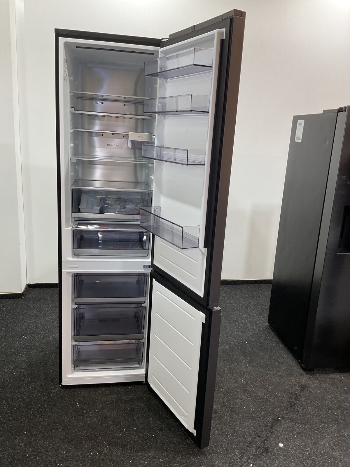 LG koelkast GBBS726CEV - Zwart - ThinQ wifi bediening