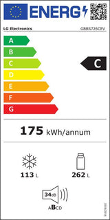 LG koelkast GBBS726CEV - Zwart - ThinQ wifi bediening