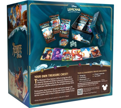 Ravensburger Disney Lorcana TCG Azurite Sea llumineer's Trove (Engelstalig)