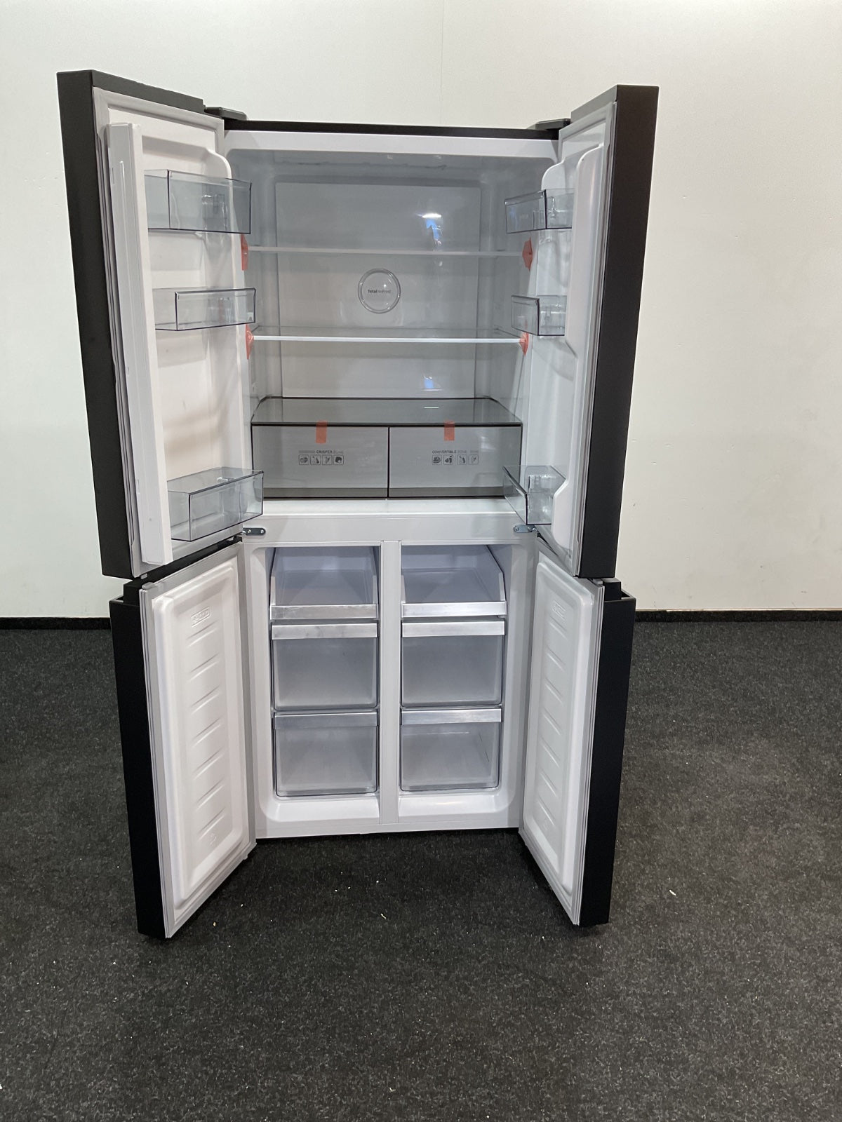 Inventum Amerikaanse koelkast SKV4180B - Zwart