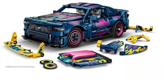 LEGO Technic Aanpasbare Ford Mustang GT Auto Speelgoed voor Kinderen en Decoratie 42236