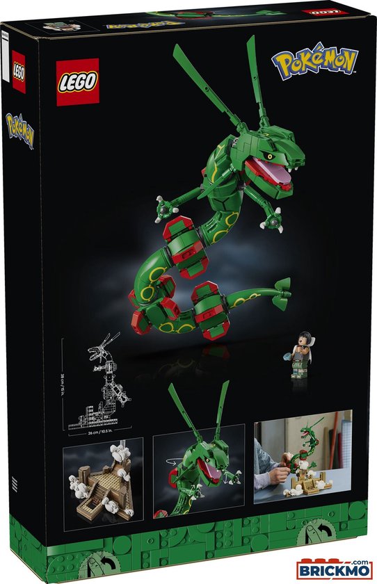 LEGO Pokémon - Rayquaza Bouwpakket voor Volwassenen met Dieren Figuur - 72168