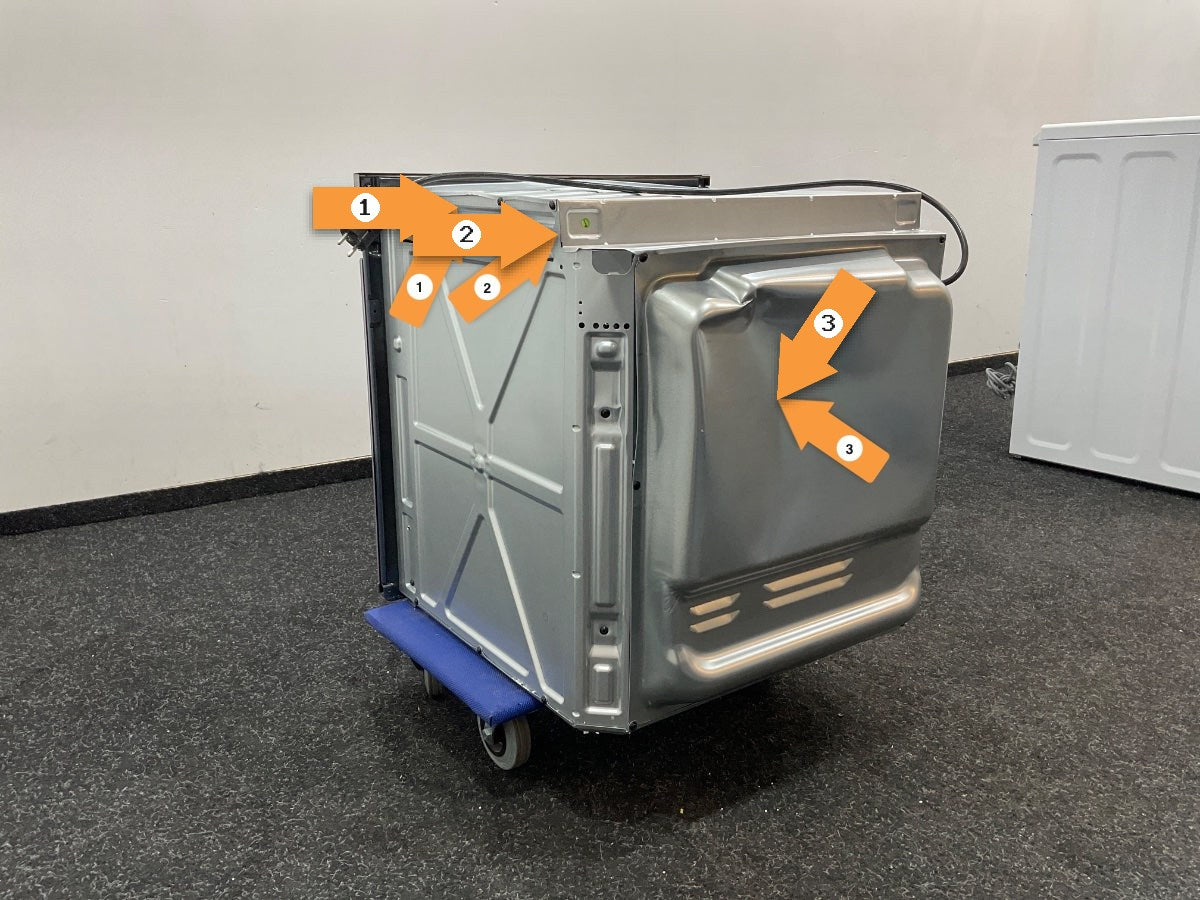 Whirlpool inbouwoven OMK58HR0X - RVS