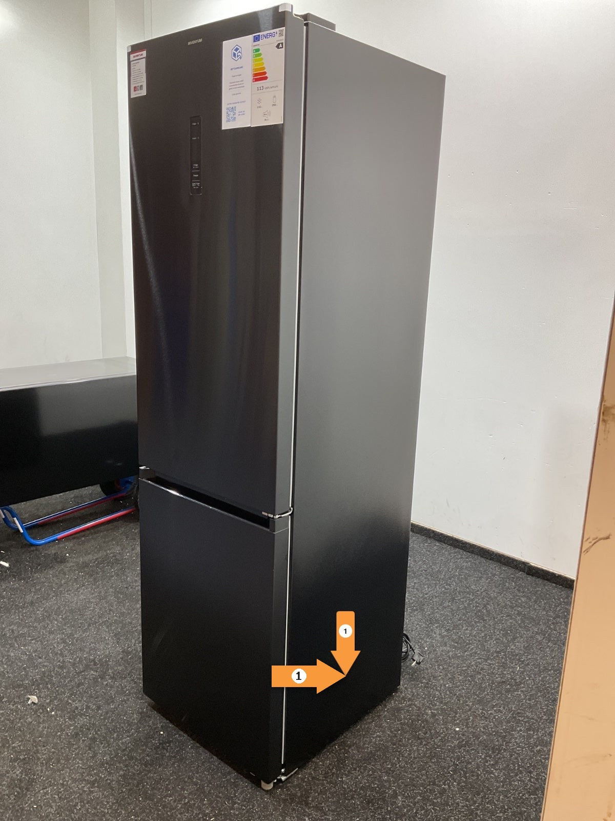 Inventum koelkast KV2010B - 201 cm hoog - Zwart