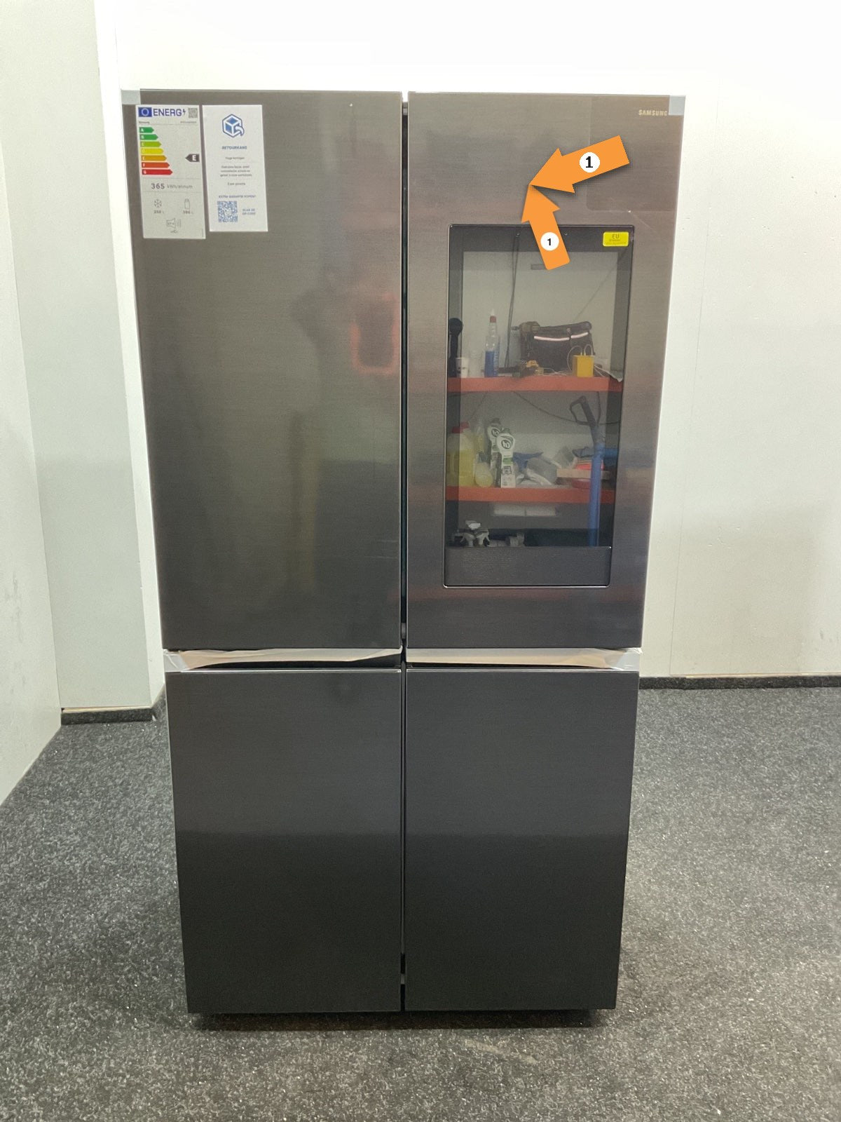 Samsung Amerikaanse koelkast RF65DG9H0EB1 - Zwart