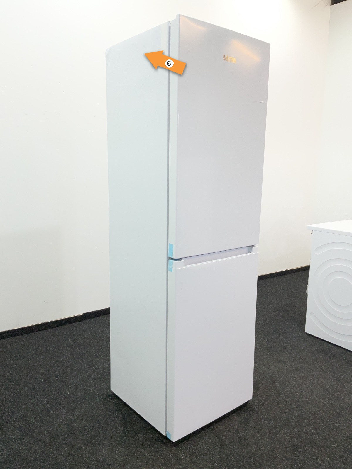 ETNA KCV282NWIT - Vrijstaande Koel vriescombinatie - 182 cm - Wit - No Frost - Extra groot Vriesvak - 50/50