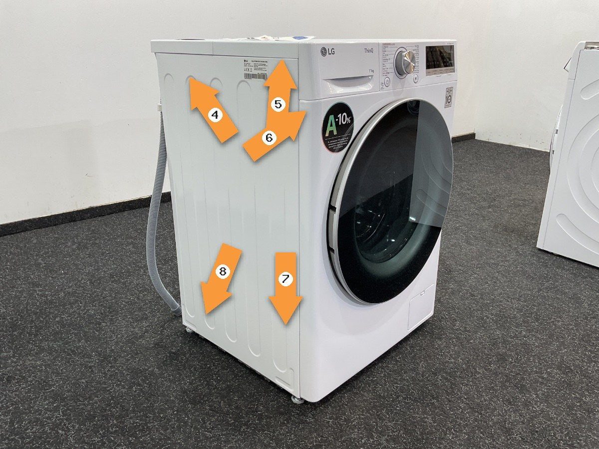 LG wasmachine F4WR7011S1W - 11 kg en ThinQ