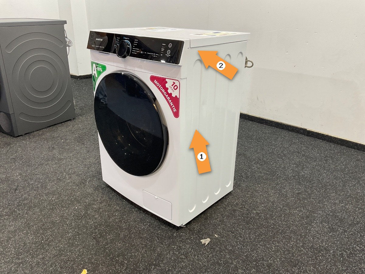 Inventum Wasmachine VWM8010W - 8kg - 1400 toeren - Energielabel A-10% - Stoomfunctie - Wit