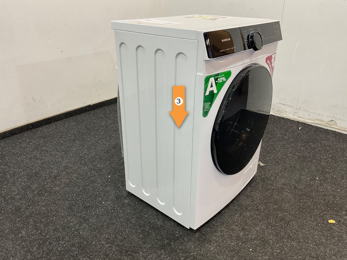 Inventum Wasmachine VWM8010W - 8kg - 1400 toeren - Energielabel A-10% - Stoomfunctie - Wit