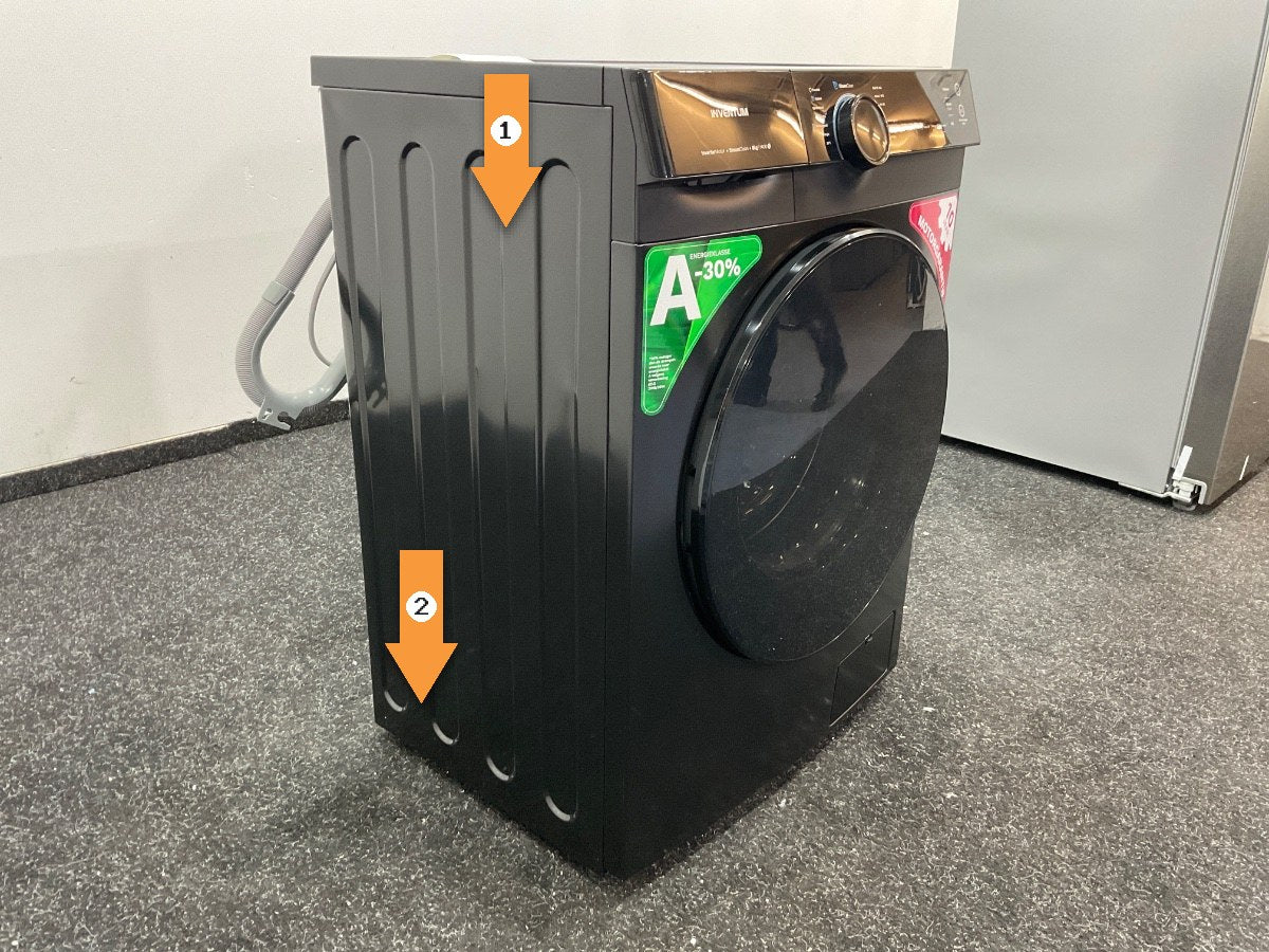 Inventum wasmachine VWM8030B - 8kg - Zwart