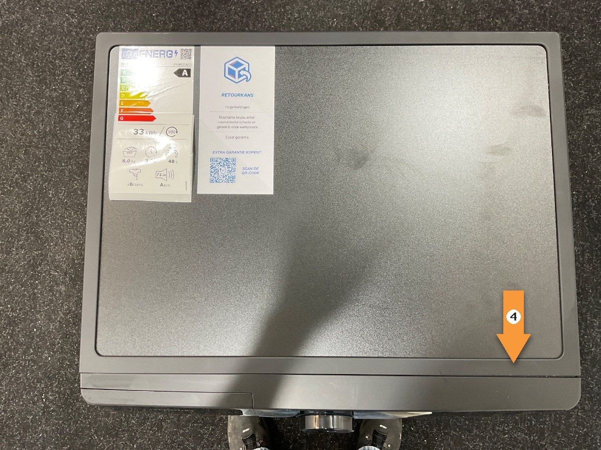 Inventum wasmachine VWM8030B - 8kg - Zwart