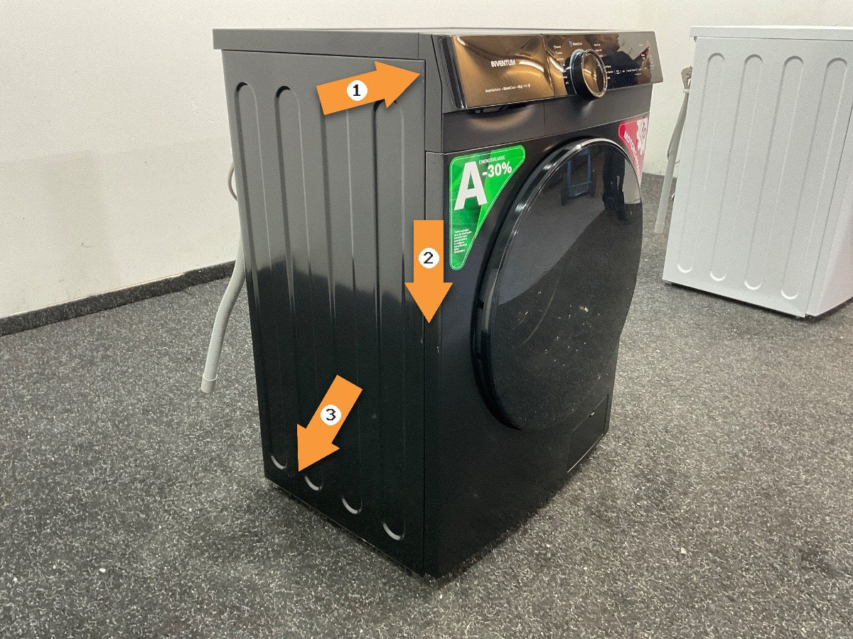 Inventum wasmachine VWM8030B - 8kg - Zwart