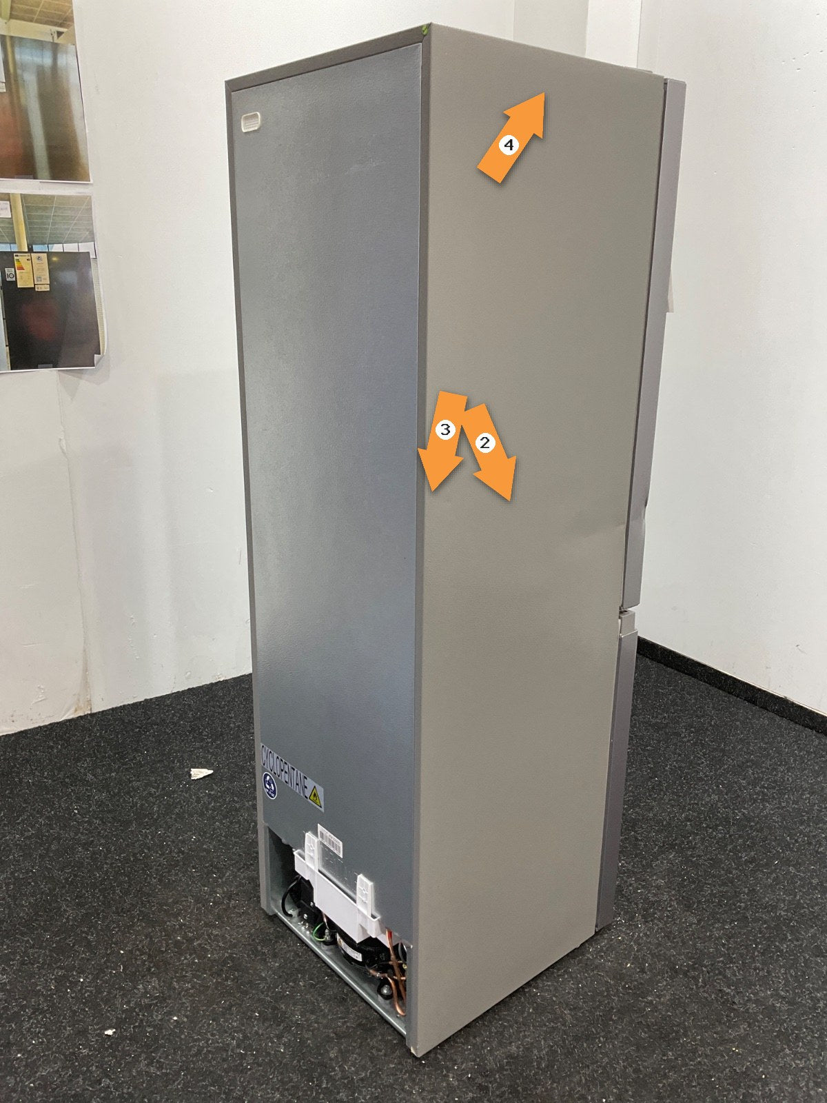 Inventum koelkast KV1500S - Vrijstaand - Zilver