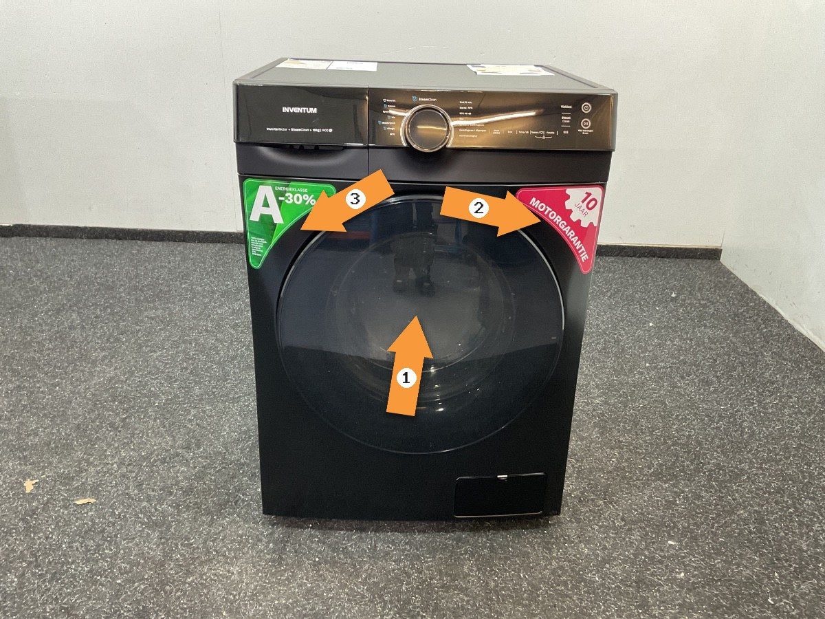 Inventum wasmachine VWM1010B - 10kg - Zwart