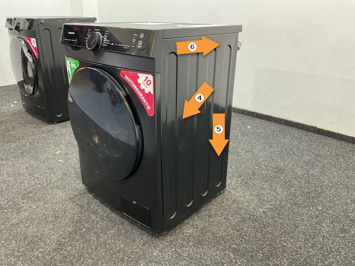 Inventum wasmachine VWM1010B - 10kg - Zwart