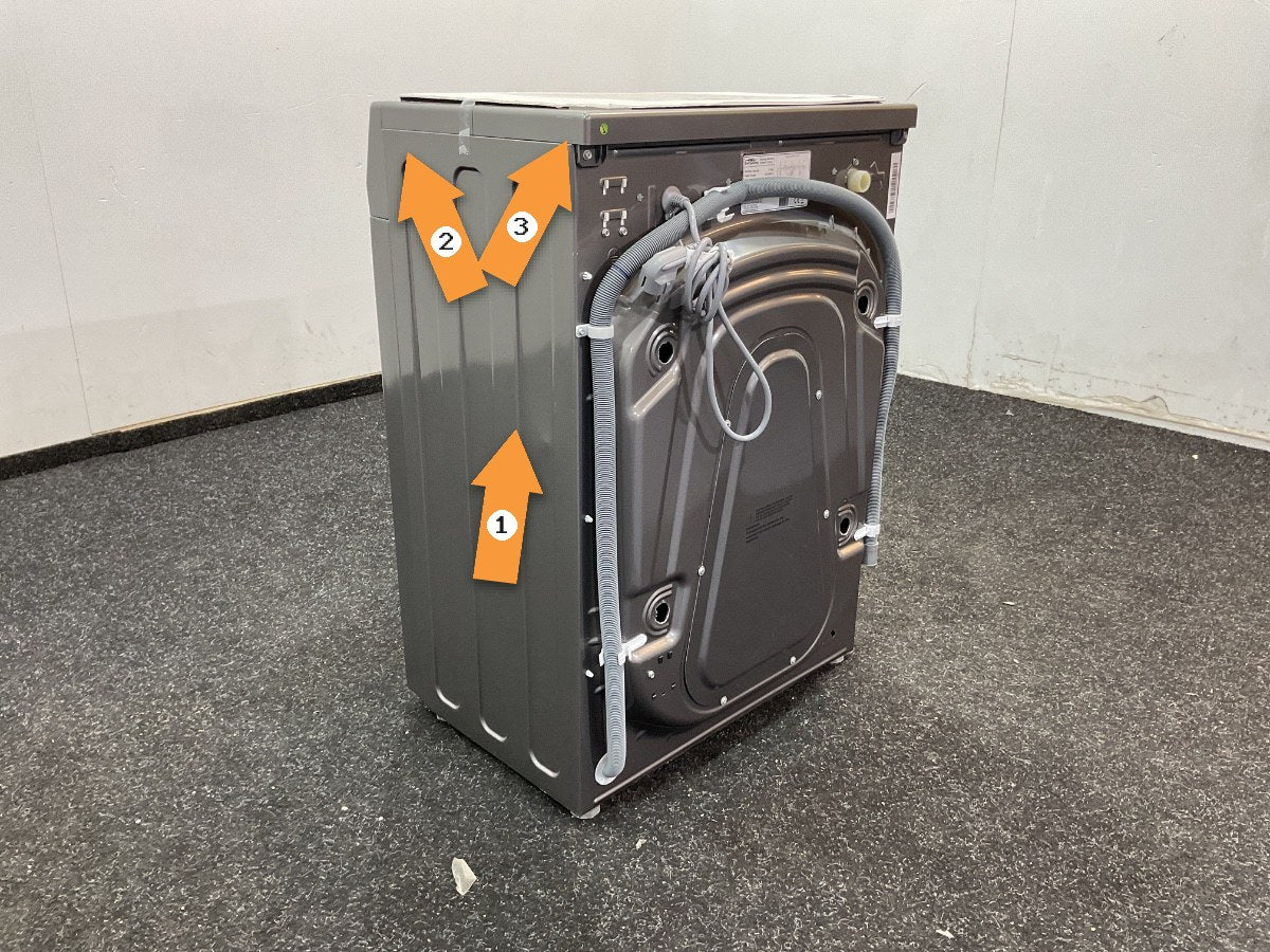 Everglades wasmachine EVWM71412AG - 7kg - Grijs