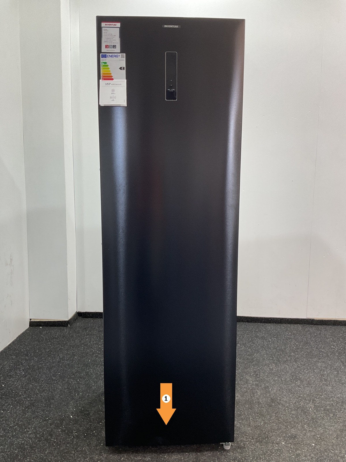 Inventum vrieskast VR1850B - No Frost - Zwart