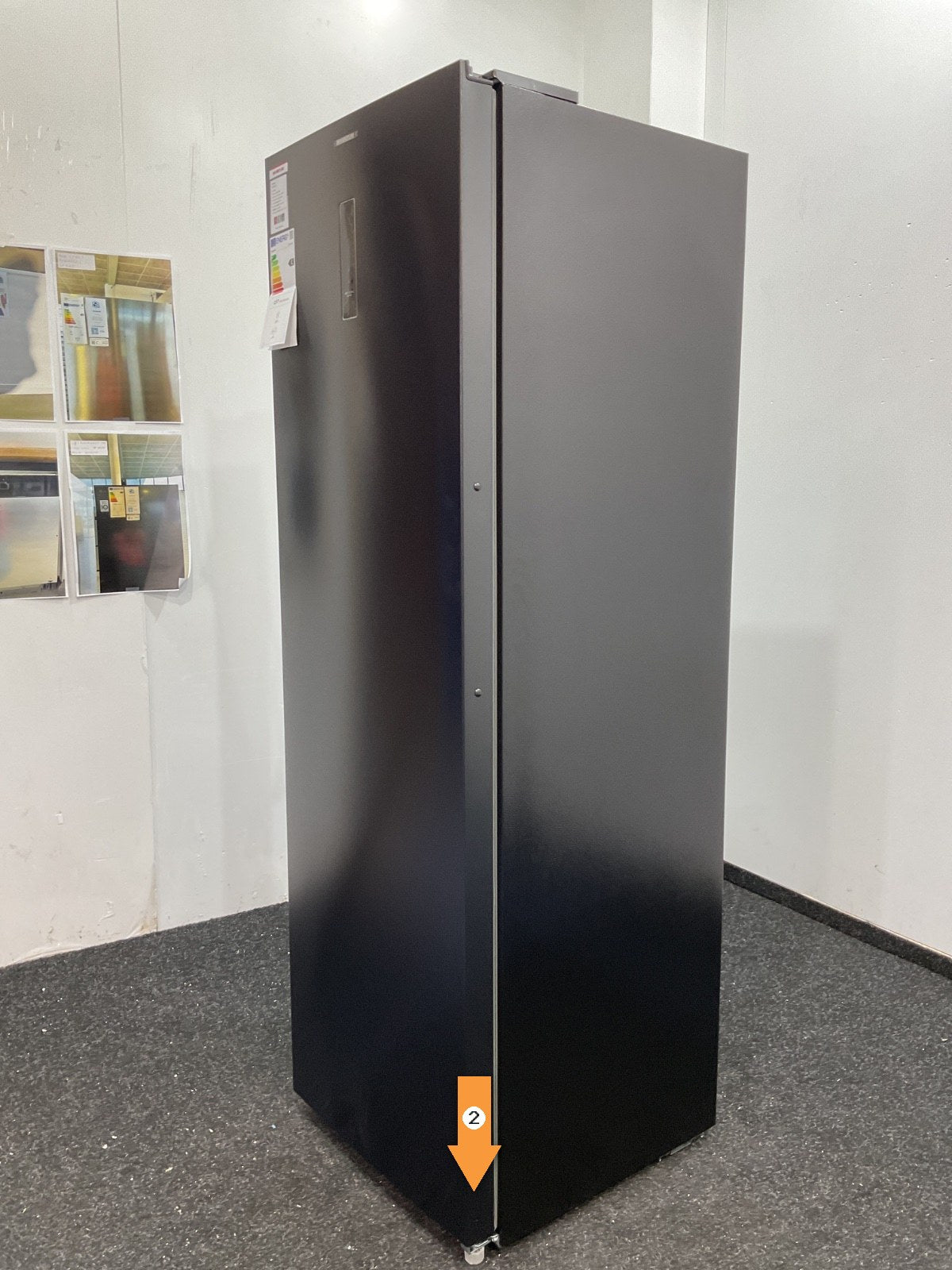 Inventum vrieskast VR1850B - No Frost - Zwart