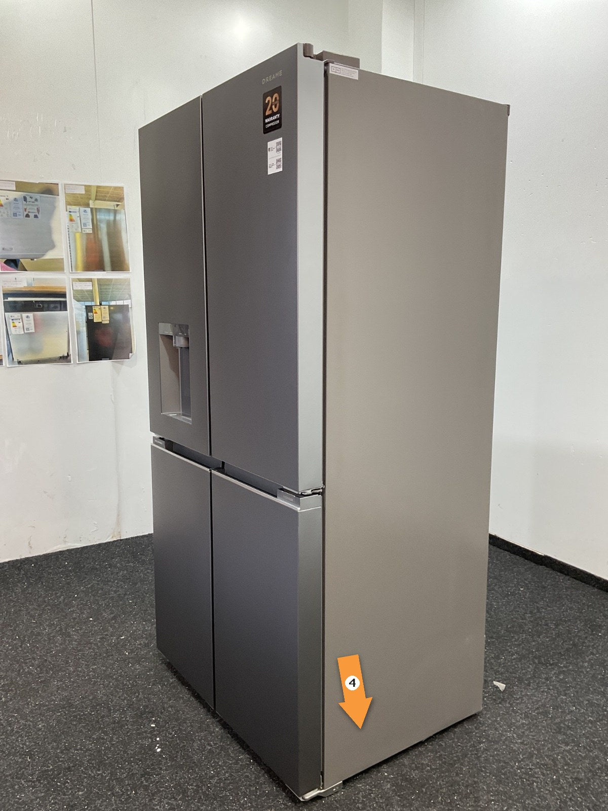 Dreame FizzFresh koelkast DRC560WMXEEUP – Side-by-side