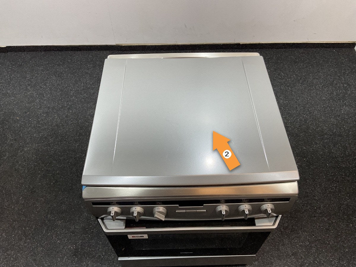 Inventum gasfornuis VFG6034WGRVS - Vrijstaand