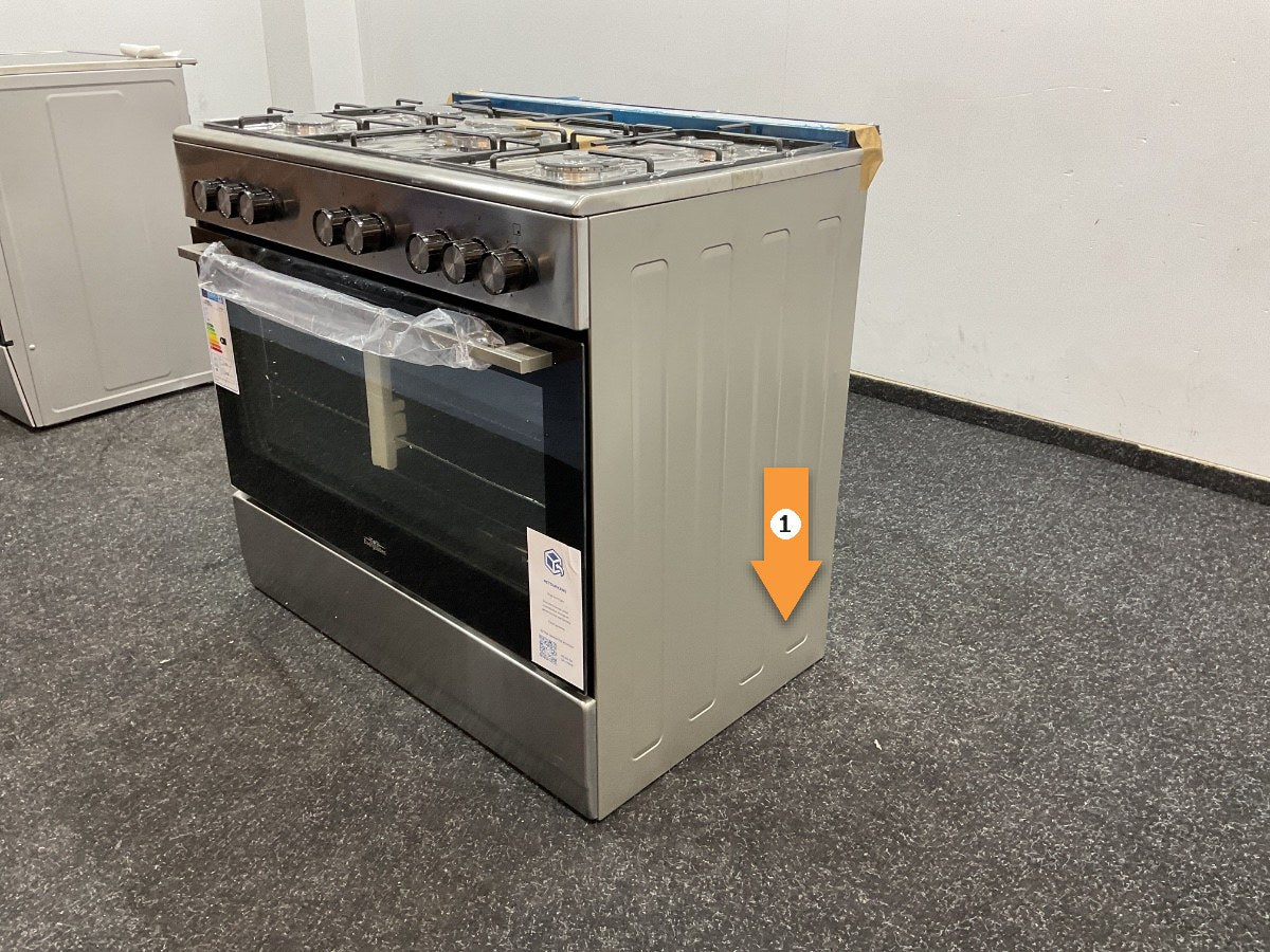 Everglades gasfornuis EVCK9011 - RVS - 90 cm