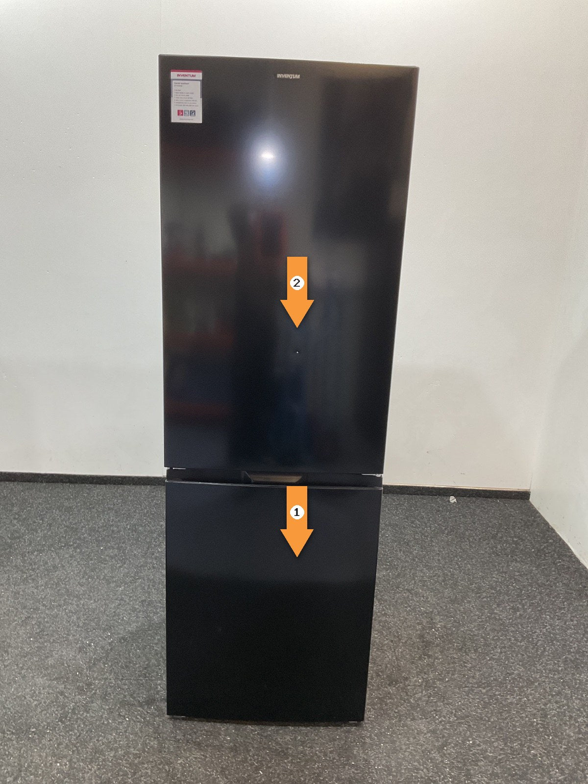 Inventum koelkast KV1840B - No Frost - Zwart