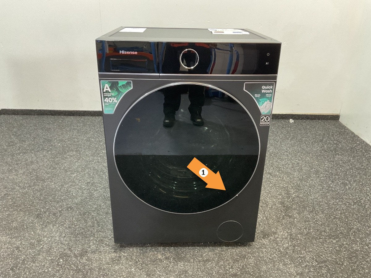 Hisense wasmachine WF5I1045BBQ - Zwart - 10,5 kg
