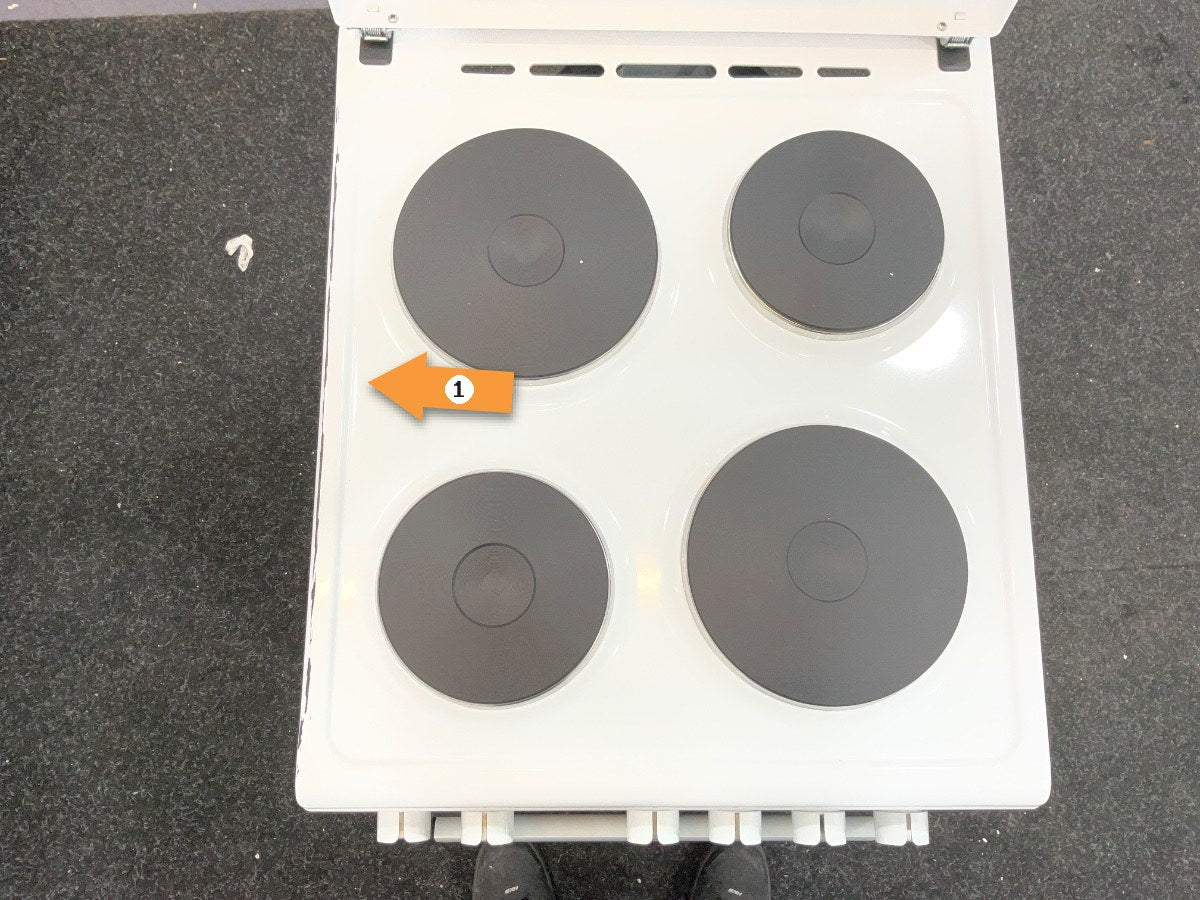Everglades elektrisch fornuis EVCK5100 - 50 cm - Wit