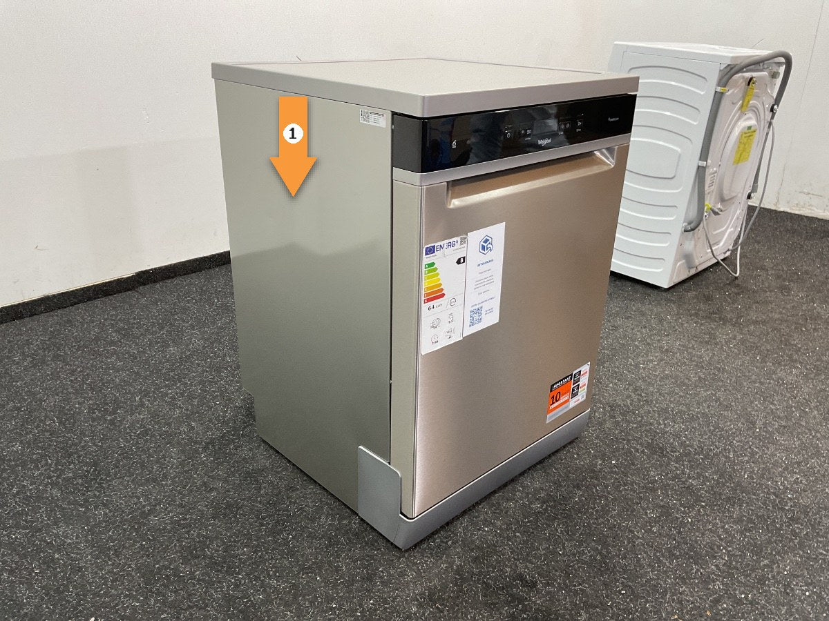 Whirlpool vaatwasser WH3FB14BN7A0X - Vrijstaand