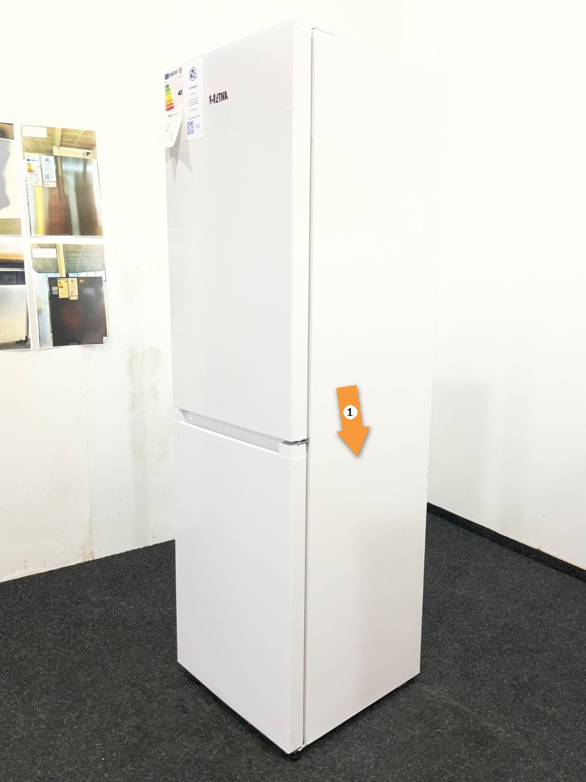 ETNA KCV282NWIT - Vrijstaande Koel vriescombinatie - 182 cm - Wit - No Frost - Extra groot Vriesvak - 50/50