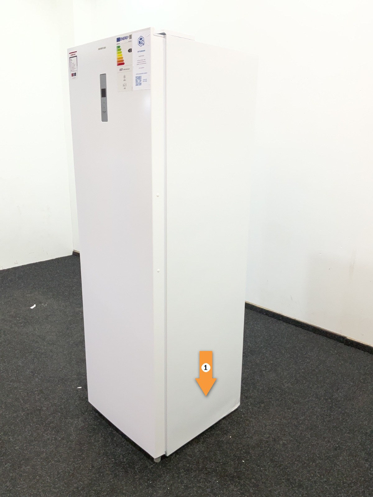 Inventum vrieskast VR1850W - No Frost kastmodel - 185 cm hoog - Wit