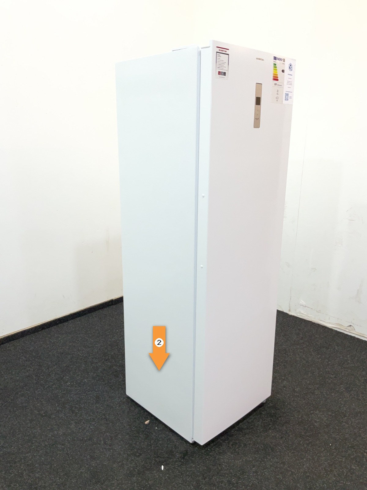 Inventum vrieskast VR1850W - No Frost kastmodel - 185 cm hoog - Wit