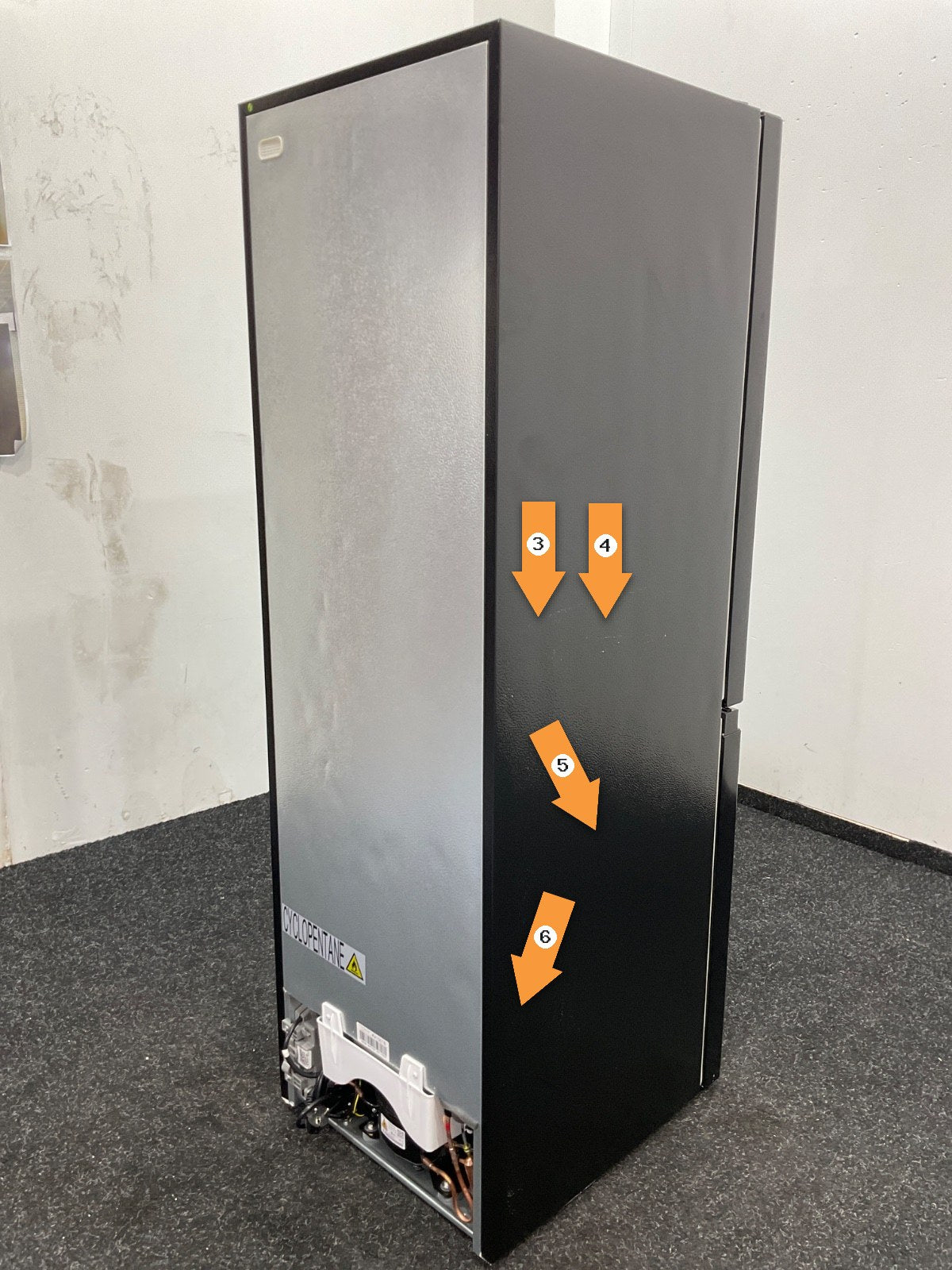 Inventum koelkast KV1501B - Vrijstaand - Zwart