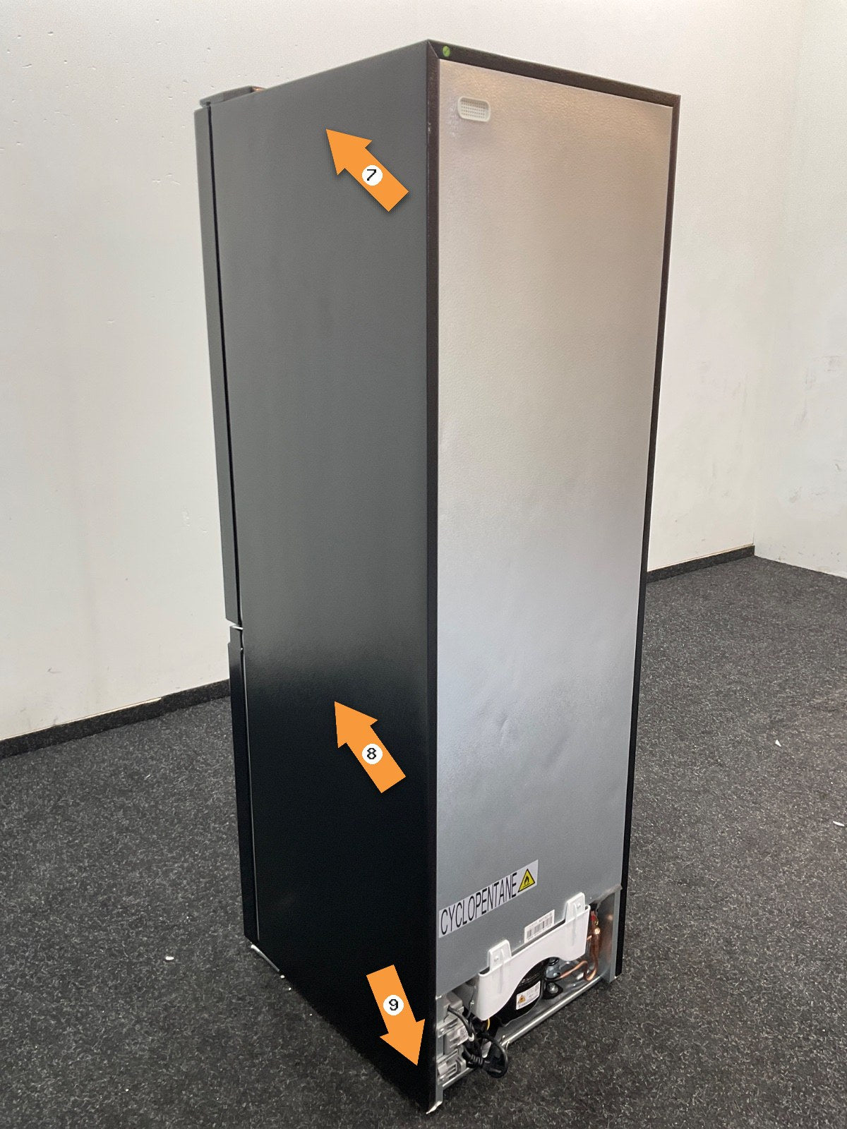 Inventum koelkast KV1501B - Vrijstaand - Zwart