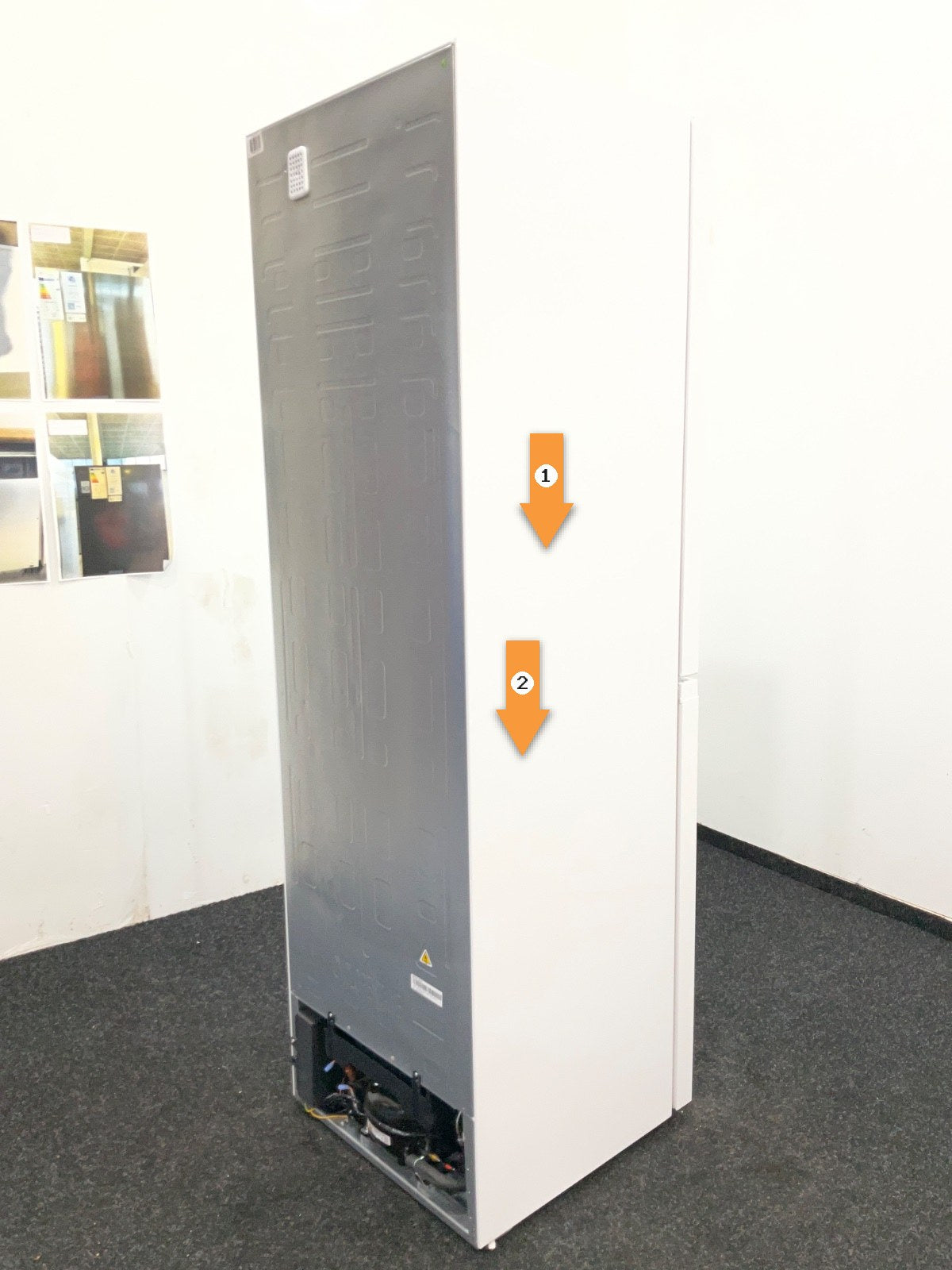 ETNA KCV282NWIT - Vrijstaande Koel vriescombinatie - 182 cm - Wit - No Frost - Extra groot Vriesvak - 50/50