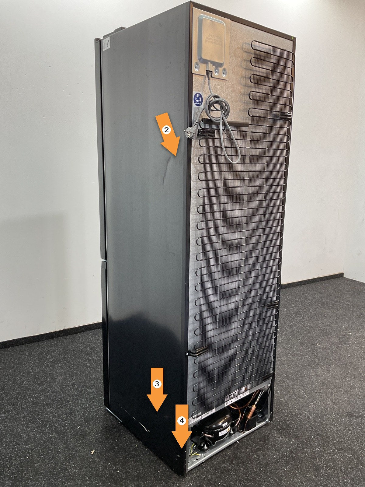 Inventum koelkast KV1840B - No Frost - Zwart