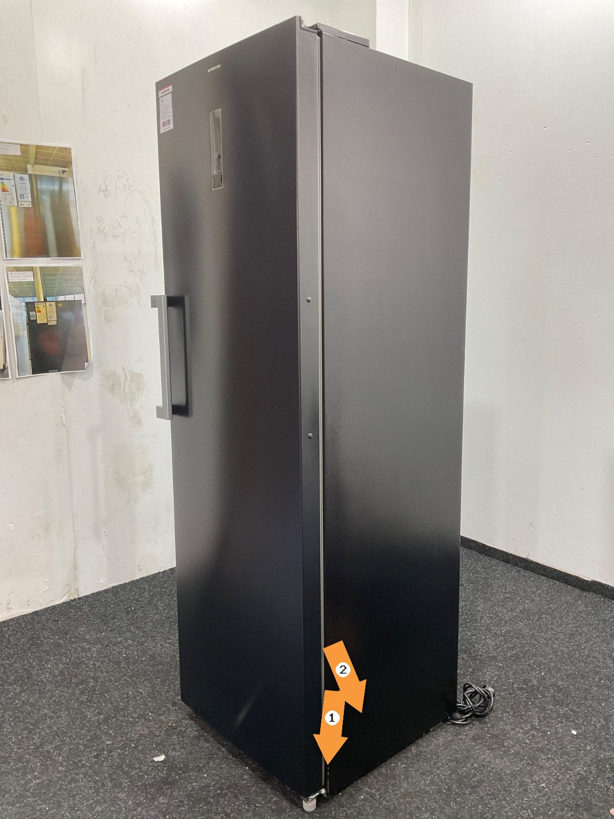 Inventum vrieskast VR1850B - No Frost - Zwart